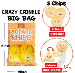 Interactive Chip Packet Dog Toy