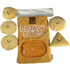 Interactive Chip Packet Dog Toy