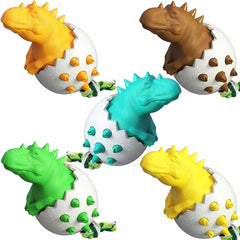 Presents For Paws Dinosaur Egg Tough Dog Toy - TPR