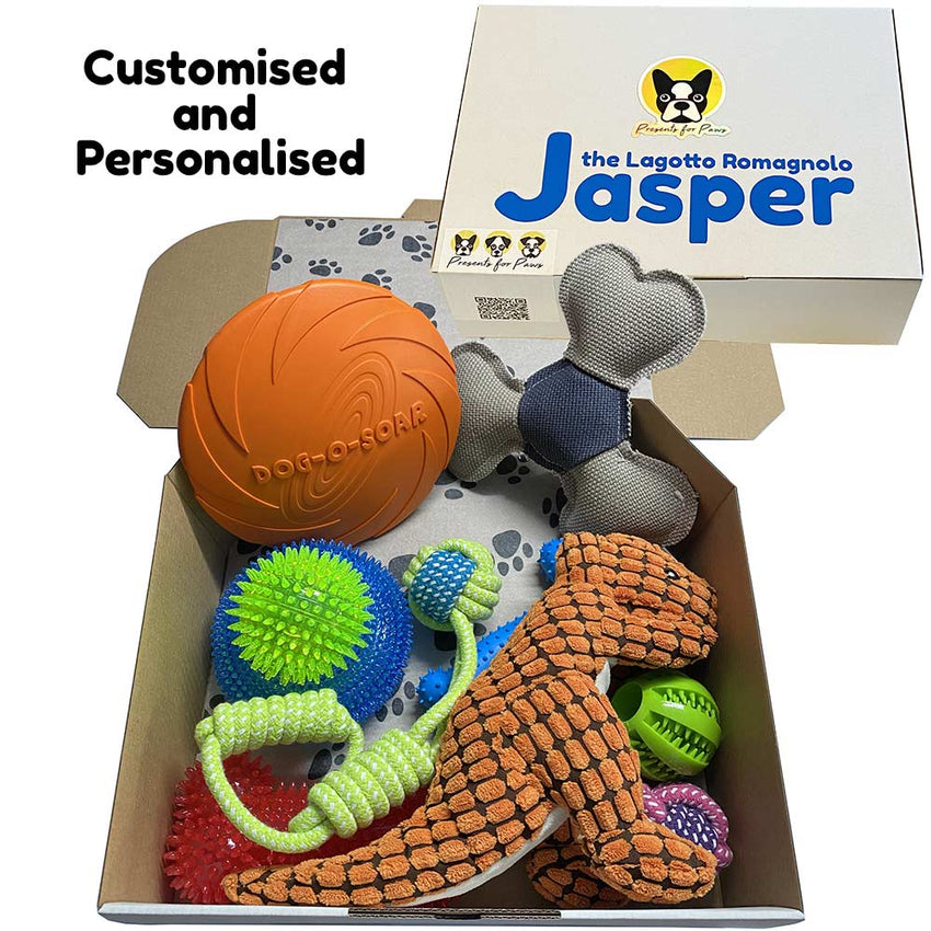 Customised Dog Present Box : Medium - Upto 10 Items