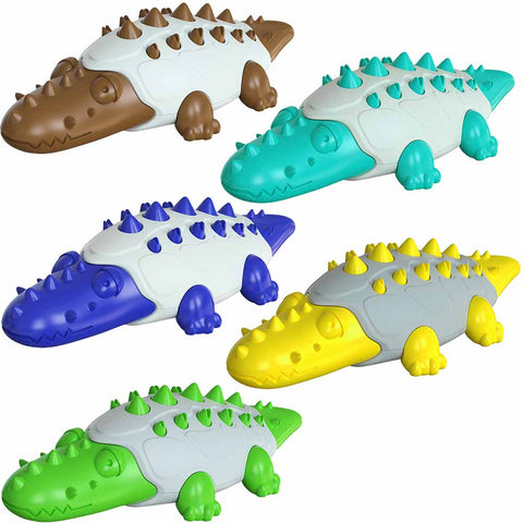 Crocodile Shape Tough Teething Toys for Dogs