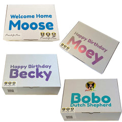 Customised Dog Present Box : Medium - Upto 10 Items