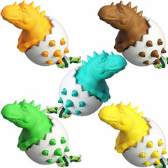 Presents For Paws Dinosaur Egg Tough Dog Toy - TPR 