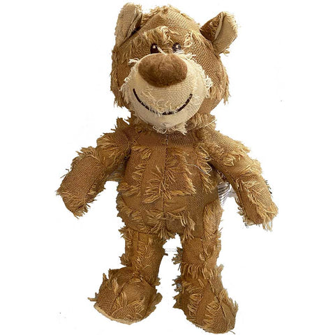 Brown 28cm Soft Bear Dog Toy - Presents For Paws
