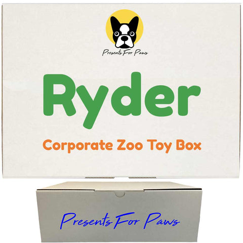 Corporate Gift Box for Dogs - Corporate Zoo Rope Toy Box by Presents For Paws