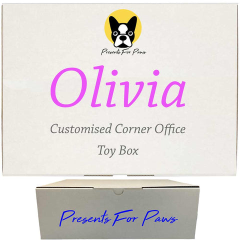 Corporate Gift Box for Dogs - Customised Corner Office Box by Presents For Paws