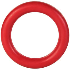 Red Natural Rubber Tough Dog Chew Ring - 15cm Presents For Paws